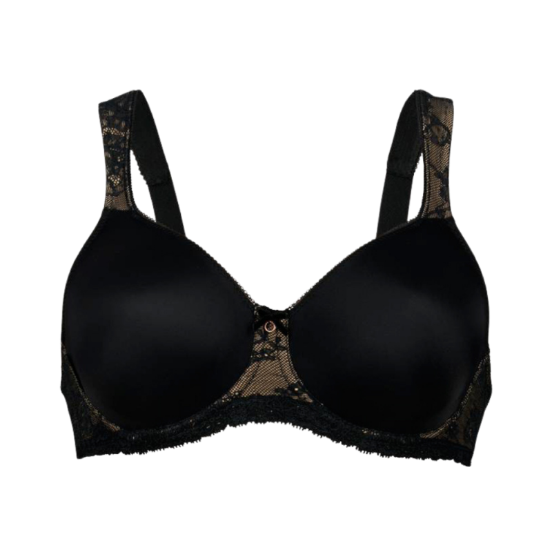 Reggiseno Abby liscio nero