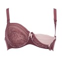 Reggiseno allattamento in pizzo rosa antico Anita