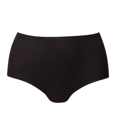 Slip vita alta liscio e invisibile nero