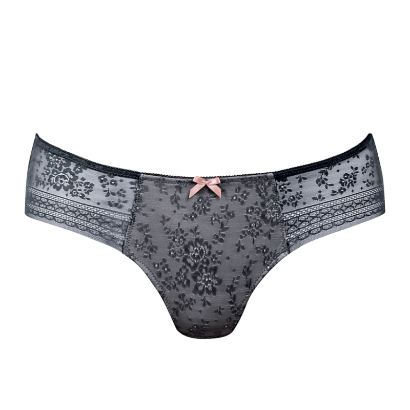 Slip antracite Fleur