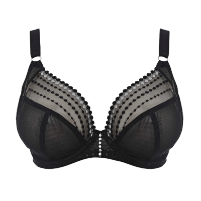 Reggiseno soft Matilda Nero  speciale coppe grandi