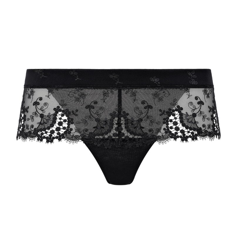 SP-12B630-015- Shorty Wish in pizzo - Nero