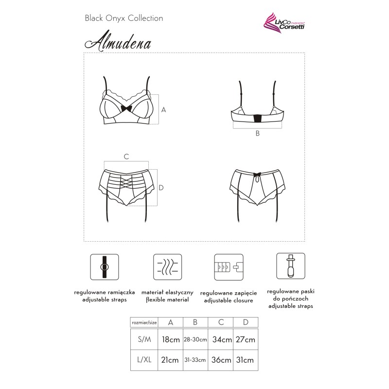 Set due pezzi Almudene Livco corsetti