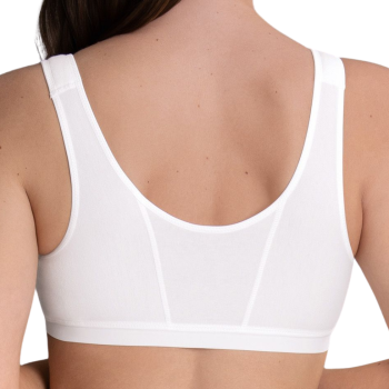 ANI5315X.006- Reggiseno Isra da protesi senza ferretto aperto davanti-bianco