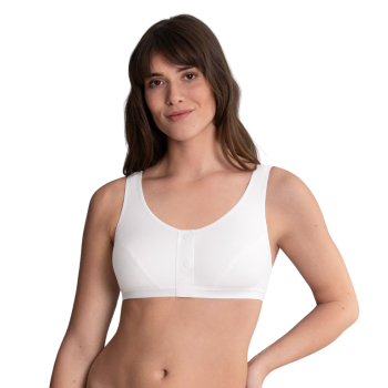ANI5315X.006- Reggiseno Isra da protesi senza ferretto aperto davanti-bianco