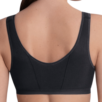 ANI5315X.001- Reggiseno Isra da protesi senza ferretto aperto davanti-nero