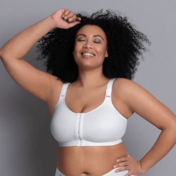 ANI5523.006- Reggiseno sportivo aperto davanti - post operatorio - Bianco