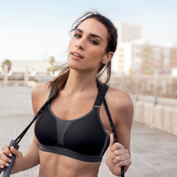 ANI5537.445-Reggiseno sportivo Dinamix Star - Nero