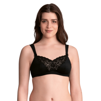 ANI5712X.001- Reggiseno Havanna per protesi senza ferretto - nero