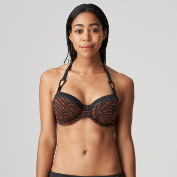 PD-4008911ZWA- Bikini Reggiseno combinabile Issambres -  Nero animalier