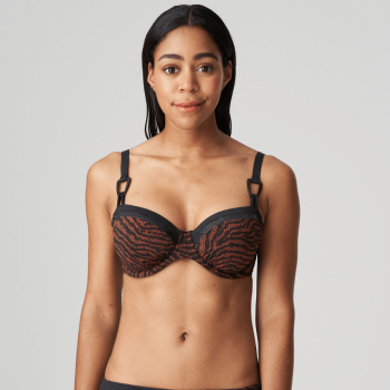 PD-4008911ZWA- Bikini Reggiseno combinabile Issambres -  Nero animalier