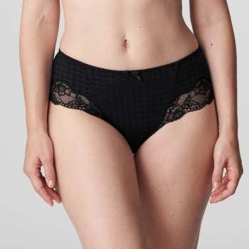 PD-0562127ZWA- Hotpants Madison con pizzo - Nero