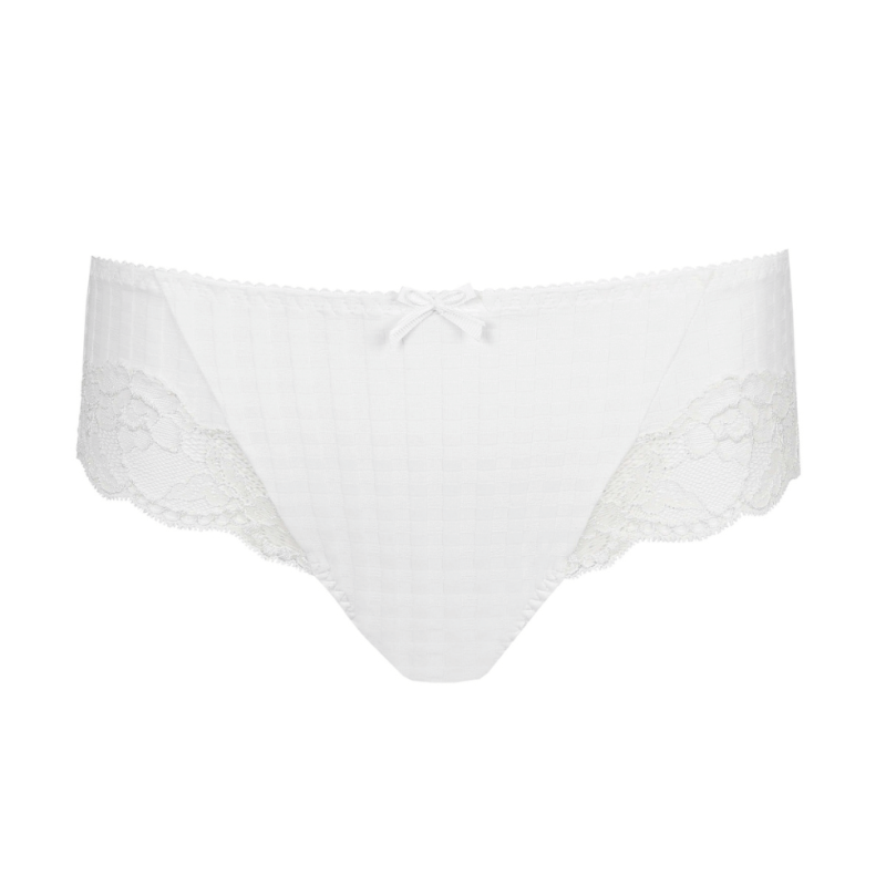 PD-0562127WIT- Hotpants Madison con pizzo - Bianco