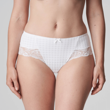 PD-0562127WIT- Hotpants Madison con pizzo - Bianco