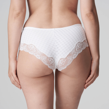 PD-0562127WIT- Hotpants Madison con pizzo - Bianco