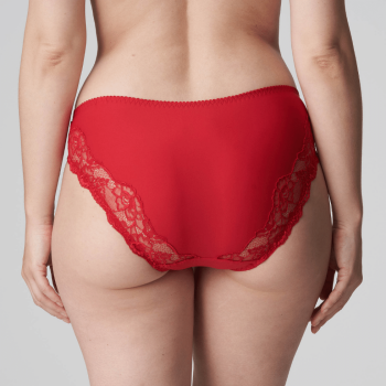 PD-0562125SCA- Slip medio Madison con pizzo - Rosso
