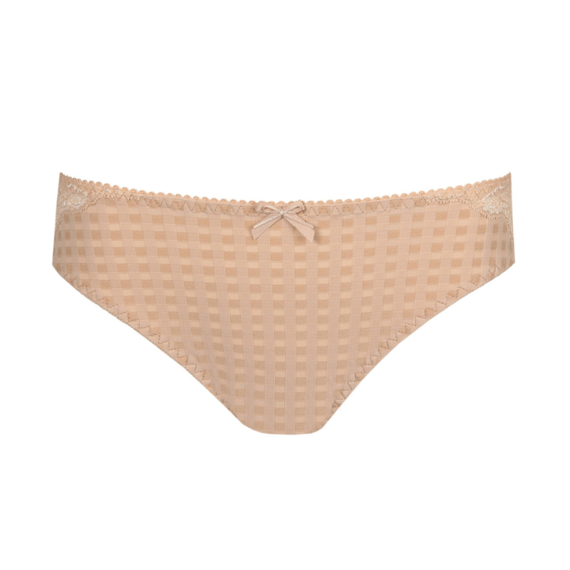 PD-0562125CAL- Slip medio Madison in pizzo - Café Au Lait