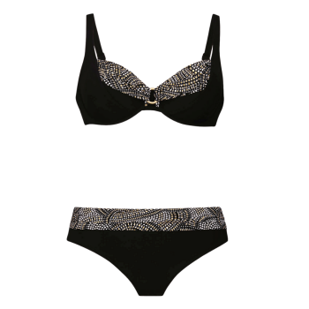 ANI-M28412.420-Costume bikini combinato Hermine con ferretto-nero oro
