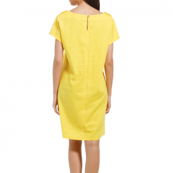 PA-16221-218-2-Abito in lino con bottoncini su spalla-gialla