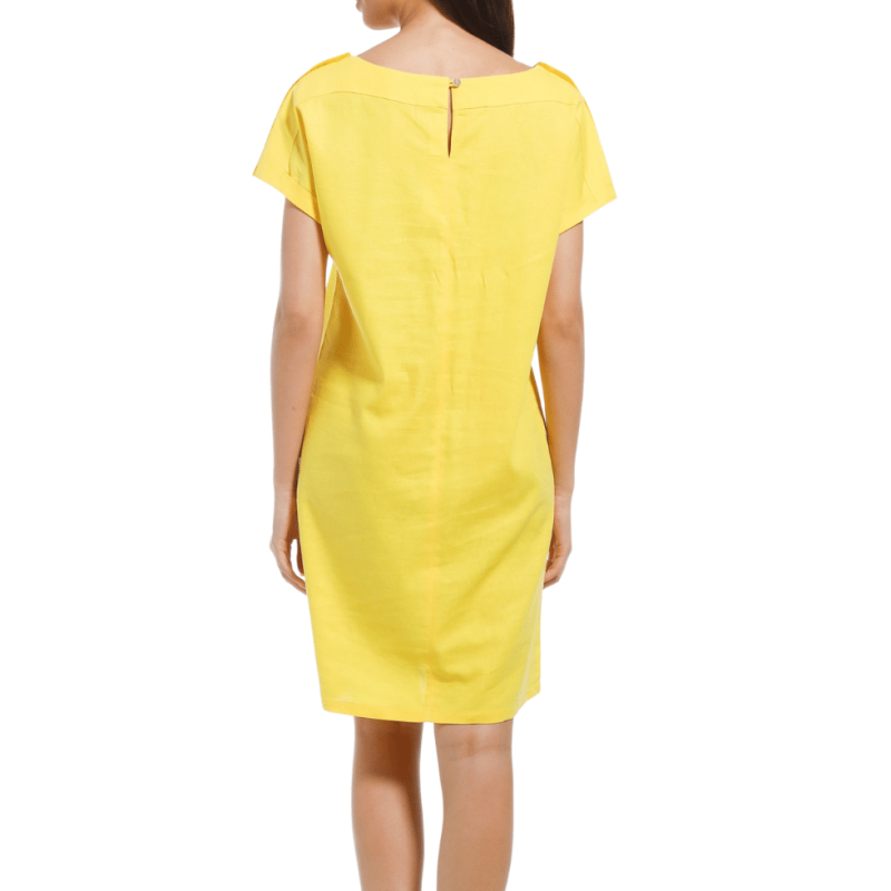 Abito in lino giallo Pastunette Beach