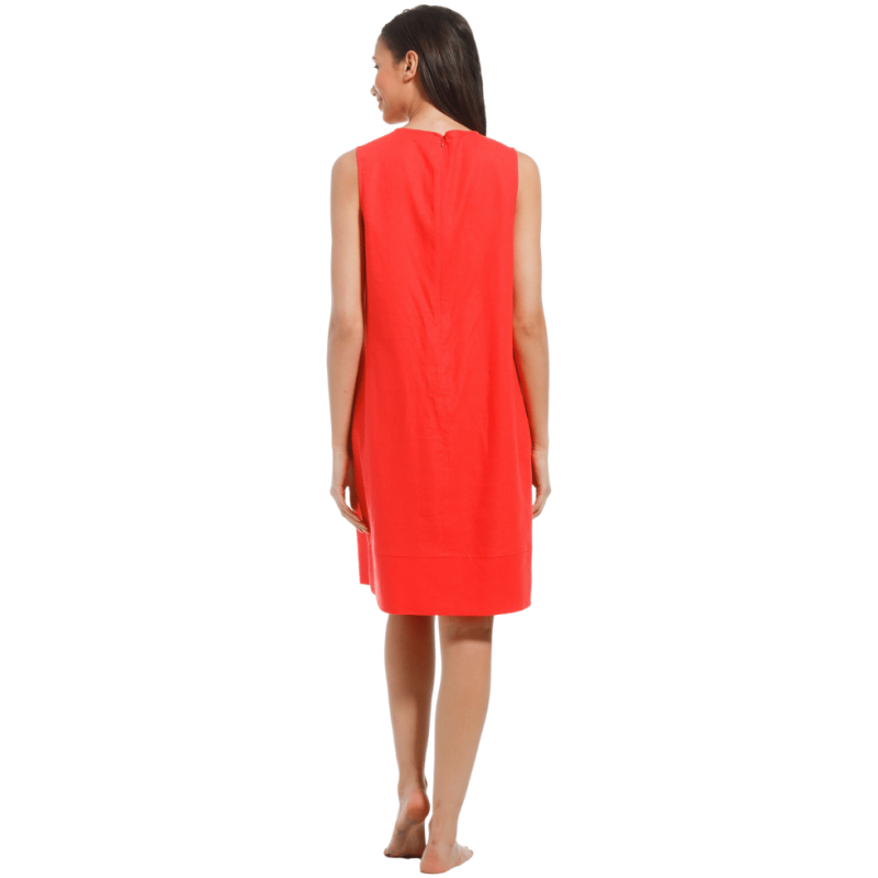 Abito in lino rosso Pastunette Beach