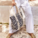 Borsa mare zebrata by Iconìque