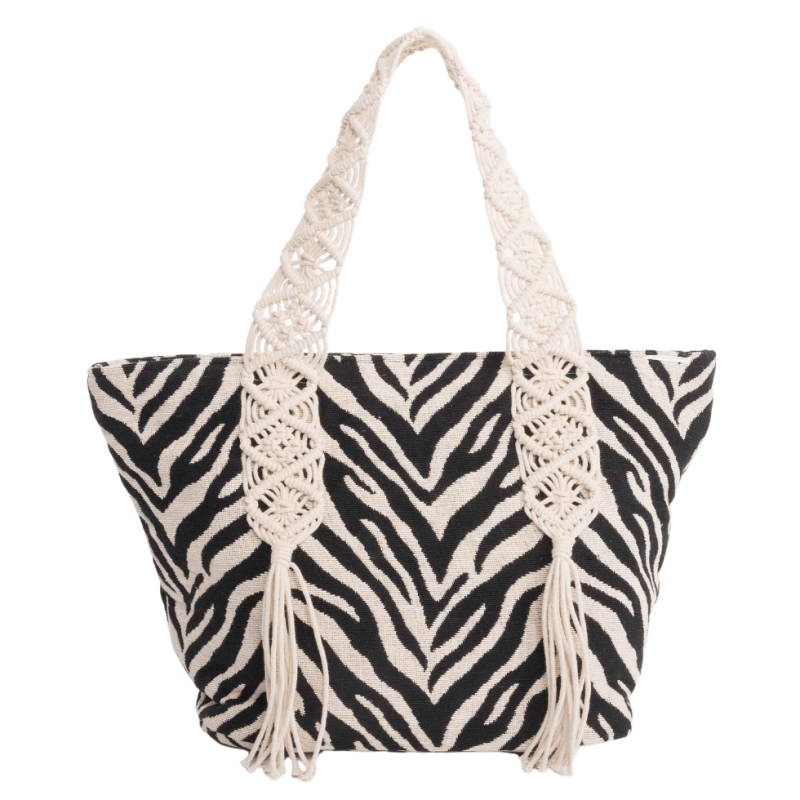 Borsa mare zebrata by Iconìque