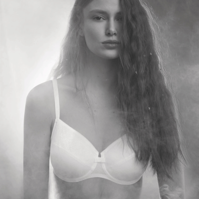 Reggiseno Rosemary bianco Rosa Faia