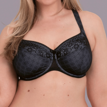ANI5284.001 -Reggiseno soft Rosemary con ferretto coppe grandi - nero