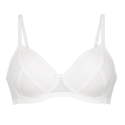Reggiseno Rosmery senza ferretto bianco Rosa Faia