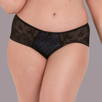 ANI1384.001- Slip Rosemary in pizzo - nero