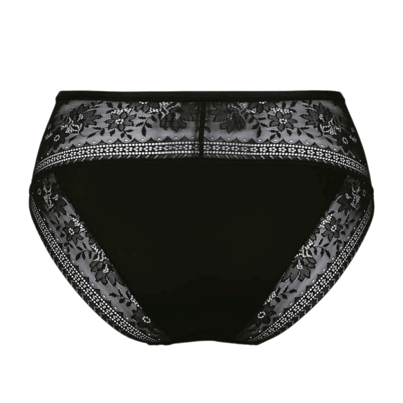 Slip alto in pizzo nero Rosemary Rosa Faia