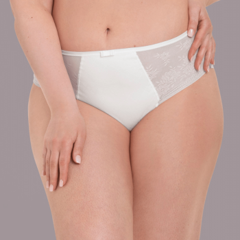 ANI1385.006- Slip Rosemary a vita alta - bianco