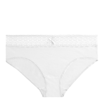 VA-89673-M35- Tripack slip in cotone Les Cotons - beige bianco nero