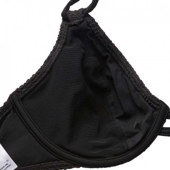 FL-AS-3971BLK-Costume a triangolo Sundance - nero effetto uncinetto