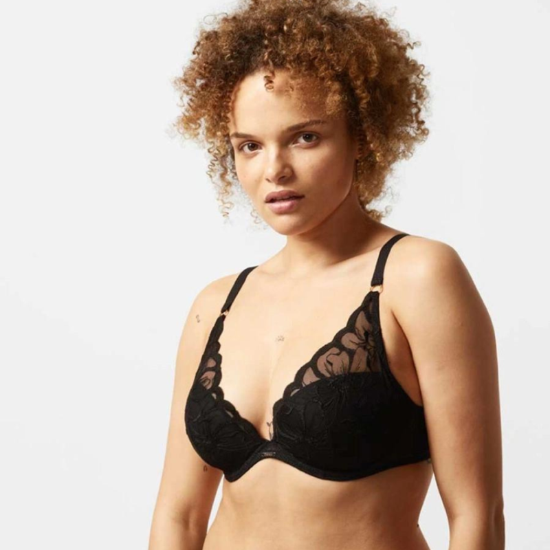 Reggiseno coque Fleurs scollato Chantelle Lingerie