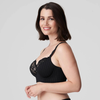 PD-0262126ZWA - Reggiseno bralette scollato Madison con ferretto - nero