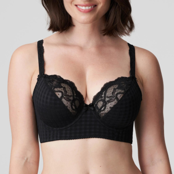 PD-0262126ZWA - Reggiseno bralette scollato Madison con ferretto - nero