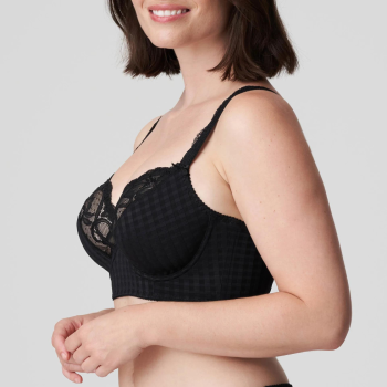 PD-0262126ZWA - Reggiseno bralette scollato Madison con ferretto - nero