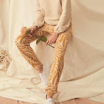MEY-17461-17473 - Tuta con manica e pantalone lunghi serie Tana-Kia - sabbia giallo ocra