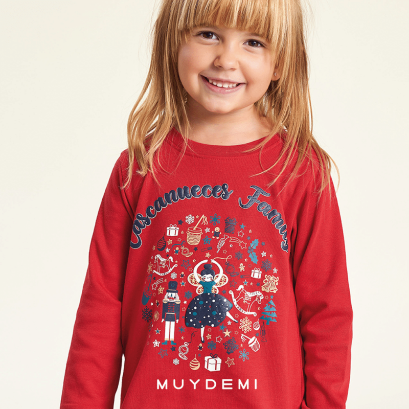 Pigiama bimba-ragazza Natale Muydemi