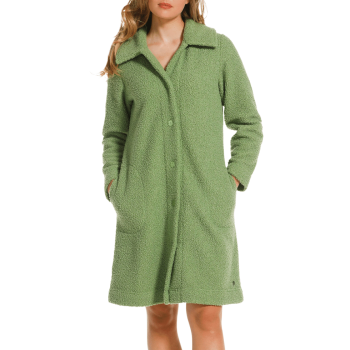 PA-75222-348-6- Vestaglia donna in pile - verde