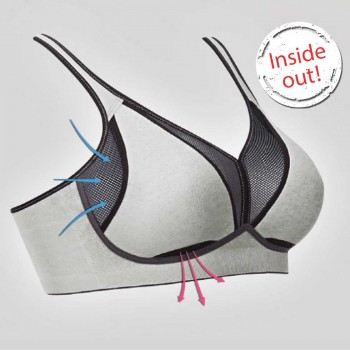 ANI5544.115 - Reggiseno sportivo Delta Pad Air Control - Lipstick