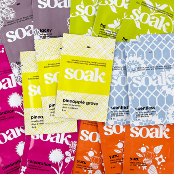 SOAK-S-03-MIX - Mix di 6 bustine Sapone Soak 5ml - aromi assortiti