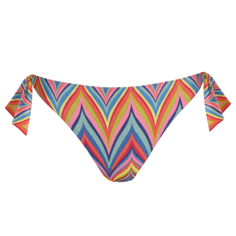 PD-4010853RBP- Slip bikini combinabile Kea con laccetto -  Rainbow Paradise
