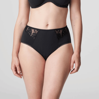 PD-0563151CHB- Slip a vita alta Orlando in pizzo - Charbon