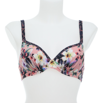 OL-31090-41- Bikini preformato con ferretto - rosa floreale