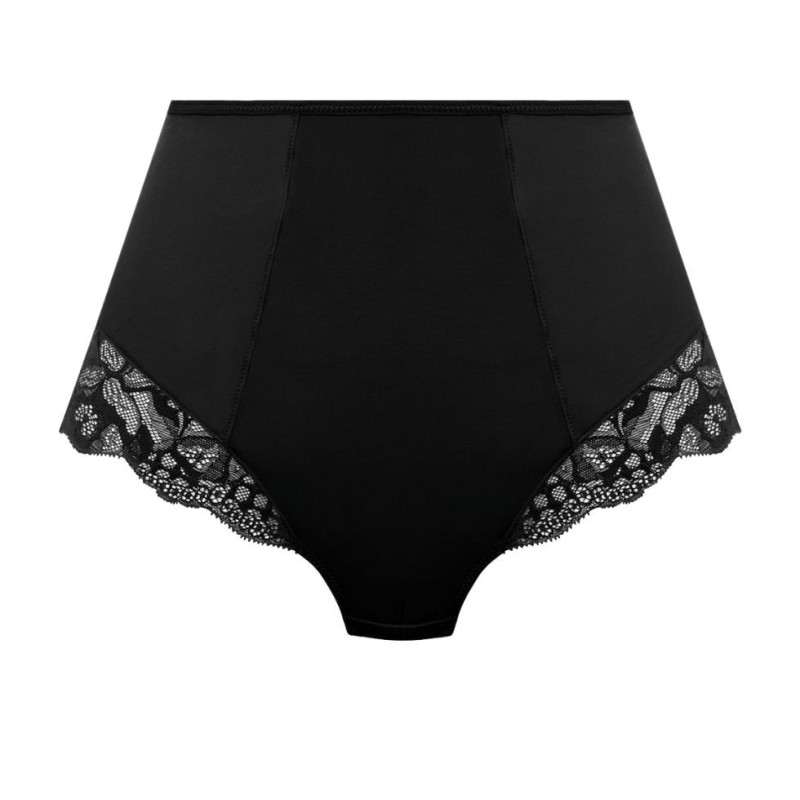 Slip nero alto Reflect di Fantasie