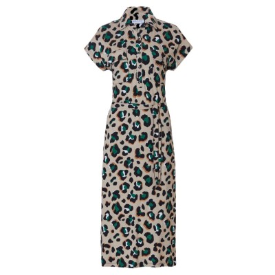 Abito animalier beige Pastunette