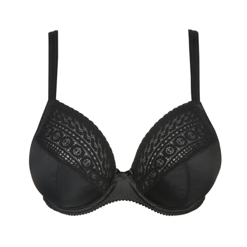 PD-0163384ZWA Reggiseno soft scollato Montara con ferretto  - nero